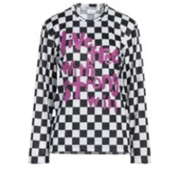Comme Des Garçons Comme Des Garçons Checked T Shirt - Picture 1 of 8
